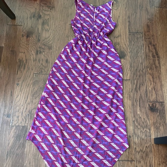 Purple high-low dress - Picture 2 of 4